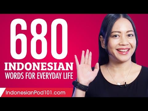 Apa Saja 680 Kata Dasar Bahasa Indonesia? thumbnail