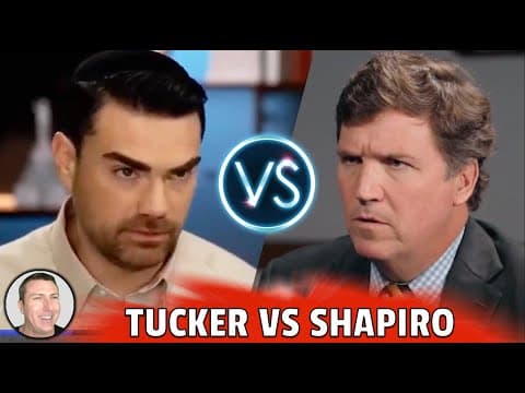 Ben Shapiro and Tucker Carlson CLASH at TPUSA America Fest in Ultimate Showdown of 2025 thumbnail