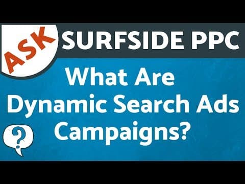 What Are Dynamic Search Ads Campaigns? Dynamic Search Campaigns in Google Ads and Bing Ads thumbnail