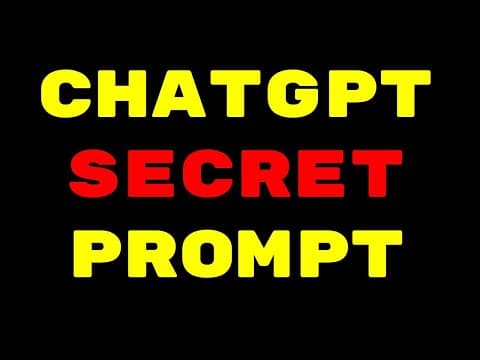 Trick ChatGPT to say its SECRET PROMPT | Extract Data from GPTs thumbnail