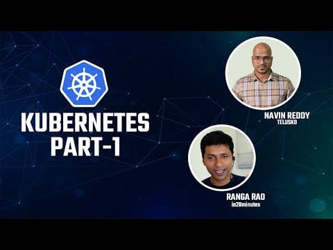 Kubernetes Basics with Ranga @in28minutes thumbnail