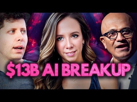 Are Microsoft & OpenAI About to DESTROY Each Other? The $13 Billion Betrayal thumbnail