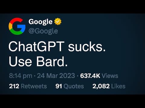 Which AI, ChatGPT or Bard, Can Help You Make Money Faster? thumbnail