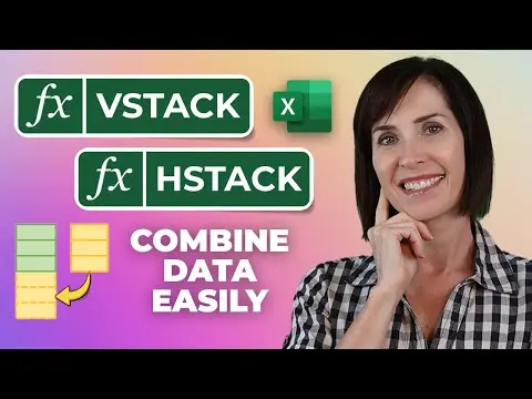 Exciting NEW Excel Functions for Compiling Data - VSTACK & HSTACK! thumbnail