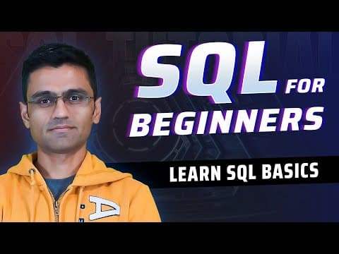 SQL Tutorial For Beginners | MySQL Tutorial thumbnail