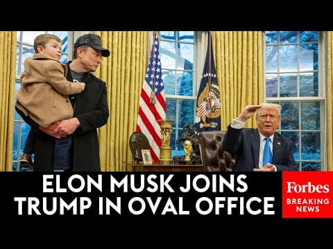 BREAKING NEWS: President Trump & Elon Musk Take Multiple Questions From Reporters In The Oval Office thumbnail