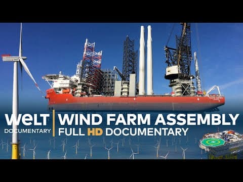WIND FARM ASSEMBLY Off The Coast Of Sylt - Millimeter Work In All Weathers | Full Documentary thumbnail