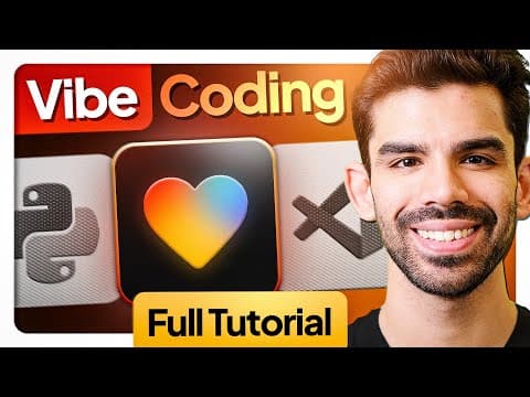 Vibe Coding on Lovable AI for Absolute Beginners (Frontend, Backend, Prompting - all of it) thumbnail
