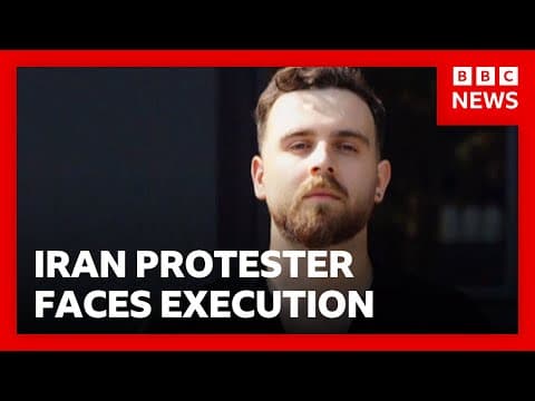 Execution of Iran protester "imminent" as US citizens warned to leave immediately | BBC News thumbnail