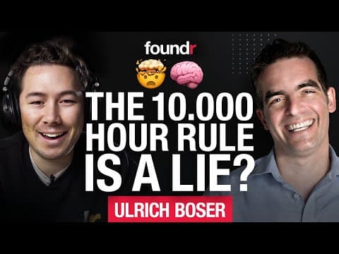 How to Outlearn ANYONE & Become the Best | Ulrich Boser Interview thumbnail