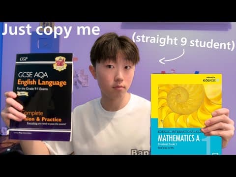 The EXACT STUDY ROUTINE that got me ALL 9s at GCSEs | Study tips, revision etc thumbnail