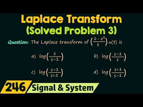 Laplace Transform (Solved Problem 3) thumbnail