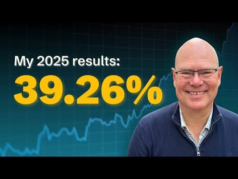 My 2025 options trading results: +39.26% with 4 core strategies thumbnail