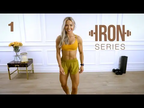 IRON Series 30 Min Leg Workout - Dumbbell Leg Day | 1 thumbnail