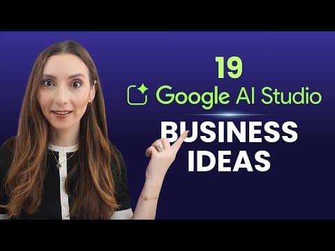 Google AI Studio's Best Kept Secrets for AI Entrepreneurs thumbnail