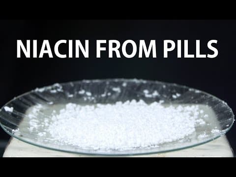 How to Extract Niacin from Pills for Chemistry Use thumbnail