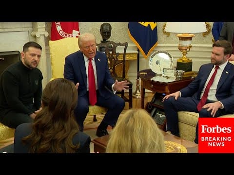 BREAKING NEWS: Trump And Zelensky Oval Office Meeting Ends In Utter Disaster In Front Of The Cameras thumbnail