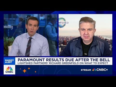 Paramount set to report earnings today: LightShed's Rich Greenfield on what to expect thumbnail