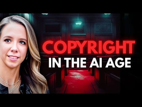 Copyright Law vs AI Training: The Billion-Dollar Legal Battle Explained thumbnail
