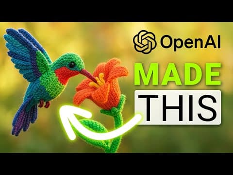 What Can OpenAI's New Image Generator Do? thumbnail