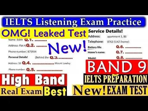 IELTS LISTENING PRACTICE TEST 2025 WITH ANSWERS | 21.10.2025 thumbnail