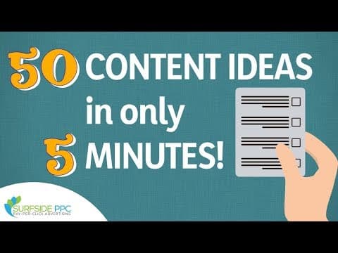 Get 50 Website Content Ideas in only 5 Minutes thumbnail