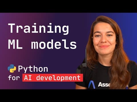 Python for AI #3: How to Train a Machine Learning Model with Python thumbnail
