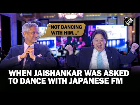 “Not dancing with him…” EAM Jaishankar quips when asked to dance on ‘Naatu Naatu’ with Japanese FM thumbnail