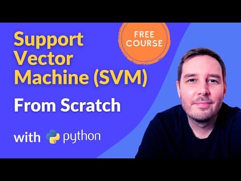 How to implement SVM (Support Vector Machine) from scratch with Python thumbnail