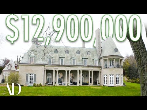Inside A $12.9M Waterfront Mansion That Inspired "The Great Gatsby" | On The Market thumbnail