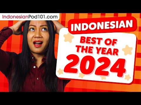 Learn Indonesian in 1 Hours - The Best of 2024 thumbnail