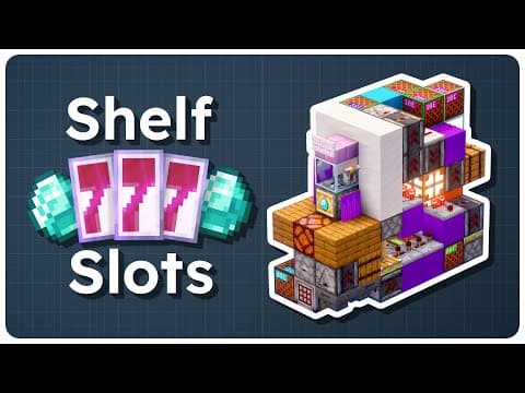 Tiny Shelf Slot Machine 🎰 | Minecraft Java 1.21.11 Redstone Tutorial (with @michael23b) thumbnail
