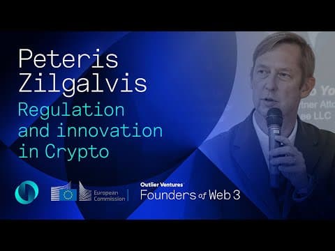 What Is Peteris Zilgalvis's Perspective on Web 3 Regulation? thumbnail