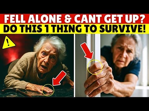 How to Survive a Fall Alone After 60 - 7 Life Saving Tips Every Senior Must Know | Senior Health thumbnail
