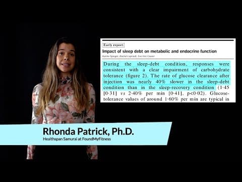 How Does Sleep Loss Affect Insulin Sensitivity and Glucose Levels? thumbnail