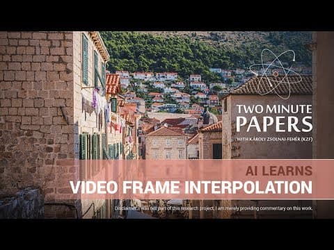 AI Learns Video Frame Interpolation | Two Minute Papers #197 thumbnail