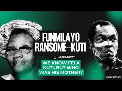 We Know Fela Kuti, But Who Was His Mother? The Story of Funmilayo Ransome-Kuti thumbnail