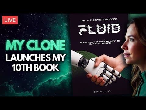 Join Me For the Launch of Fluid: My AI Clone Publishes Book on Amazon (World’s First) thumbnail