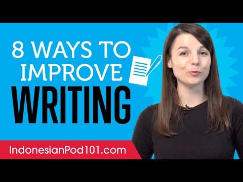 8 Ways to Practice Indonesian Writing thumbnail