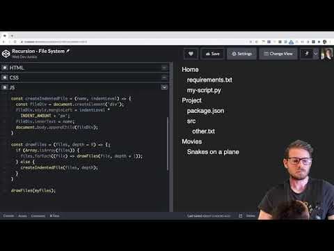 An overview of recursion in JavaScript using a file system example thumbnail