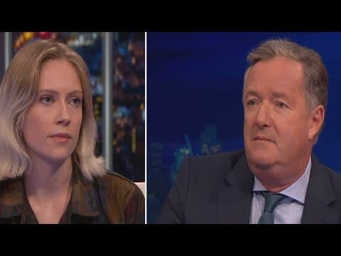 Piers Morgan responds to Big Ben vegan protester by eating Big Mac thumbnail