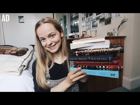 English Literature Student Book Haul (vlog) thumbnail