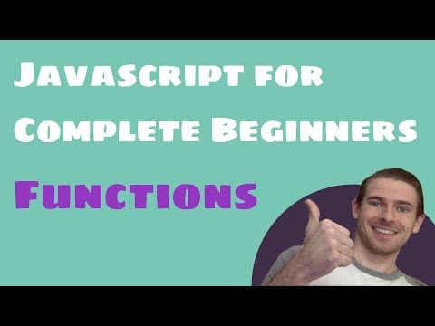 What Are Functions in JavaScript and How Do They Work? thumbnail
