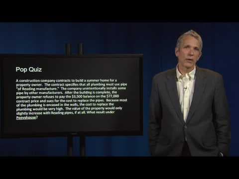 Contract Law 74 V Peevyhouse v Garland Coal & Mining Co thumbnail