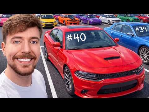I Gave My 40,000,000th Subscriber 40 Cars thumbnail