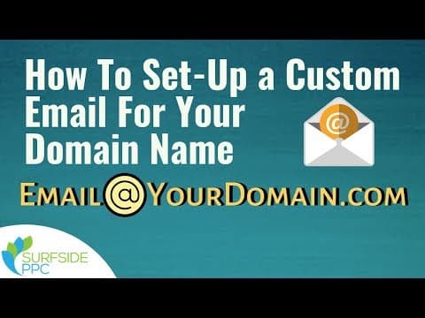 How to Set-Up a Custom Email for Your Domain Name in Gmail - Use GSuite to Create Domain Email thumbnail