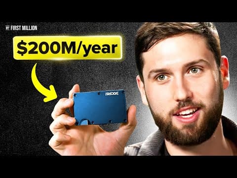 How We Make $200M/Year Selling A Wallet | CEO of Ridge Wallet thumbnail