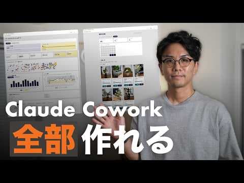 Claude Coworkで自動更新ダッシュボードを作る方法 thumbnail