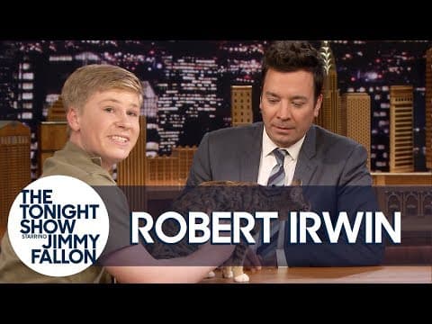 Jimmy Loses It with Robert Irwin on a Hot Mic Before Animals Segment thumbnail