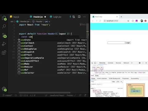 Learn the useContext Hook in React thumbnail